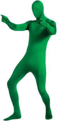 Chroma key Green Bodysuit