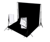 2 Head Continuous Softbox Studio Lighting Kit Equipment With Backdrop And Support System 1