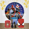 Spider Man Event Party Round Backdrop Kit