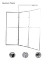 Magnetic Partition Displays - 3 Panel