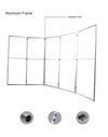 Magnetic Partition Displays - 5 Panel