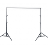 3M X 4.5M Black Photography Backdrop With Stand 1