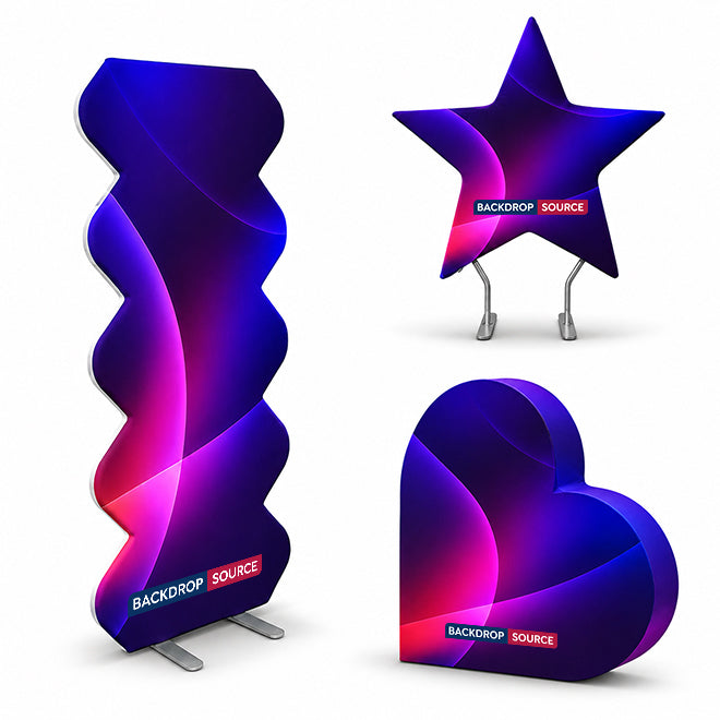 Custom Shaped Exhibition Display Stand