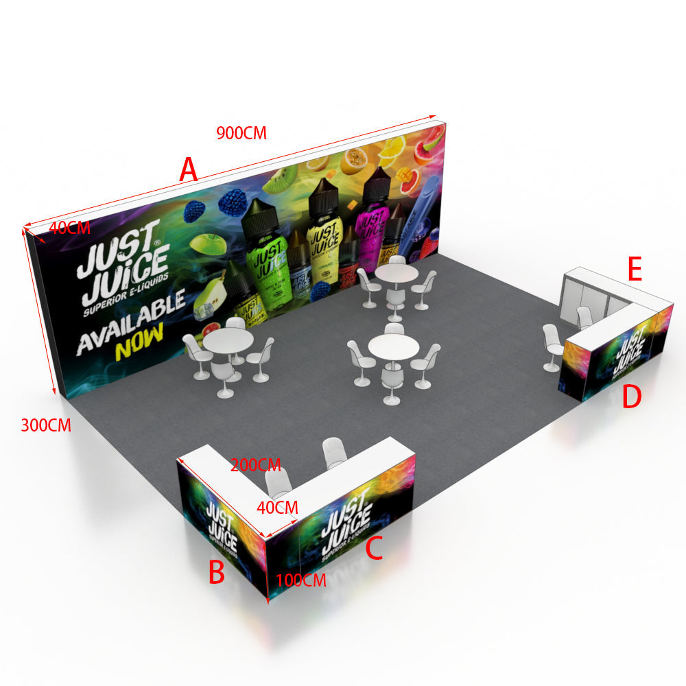 Modular Booth Kits 9m x 6m - Model 5