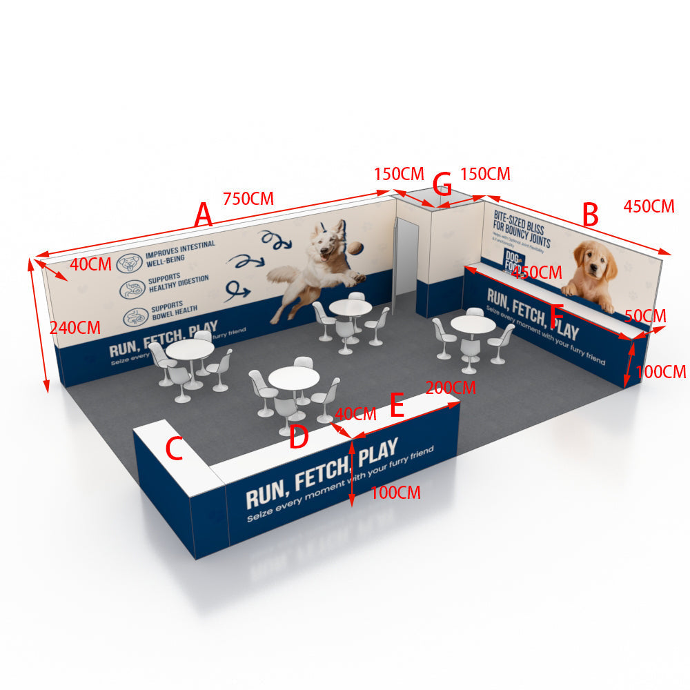 Modular Booth Kits 9m x 6m - Model 7