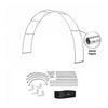 C Shape Tension Fabric Arch - 3m