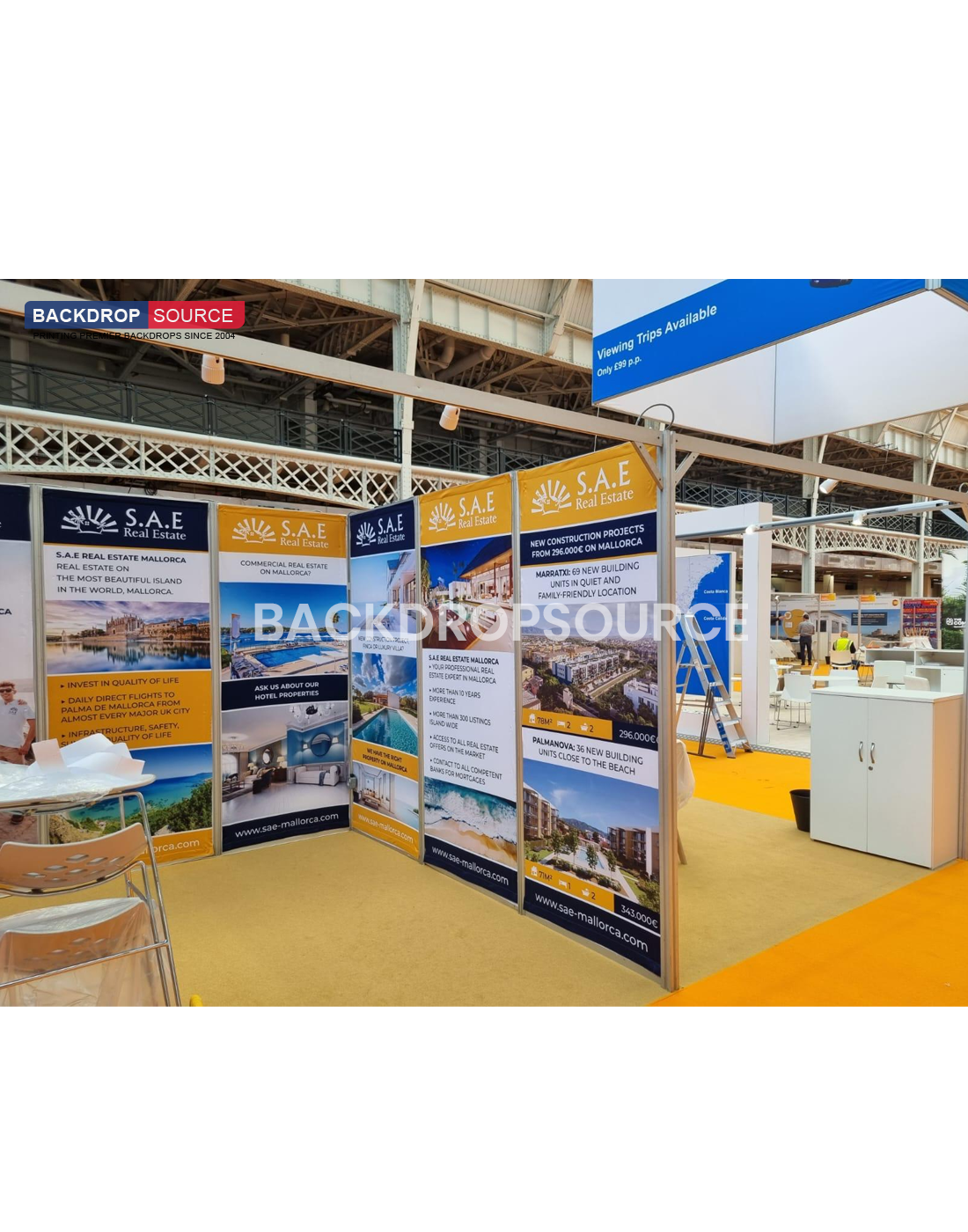 Exhibition Banner Printing Shell Scheme 3m x 3m Shell Scheme Exhibition Graphics Printing – Backdropsource AU