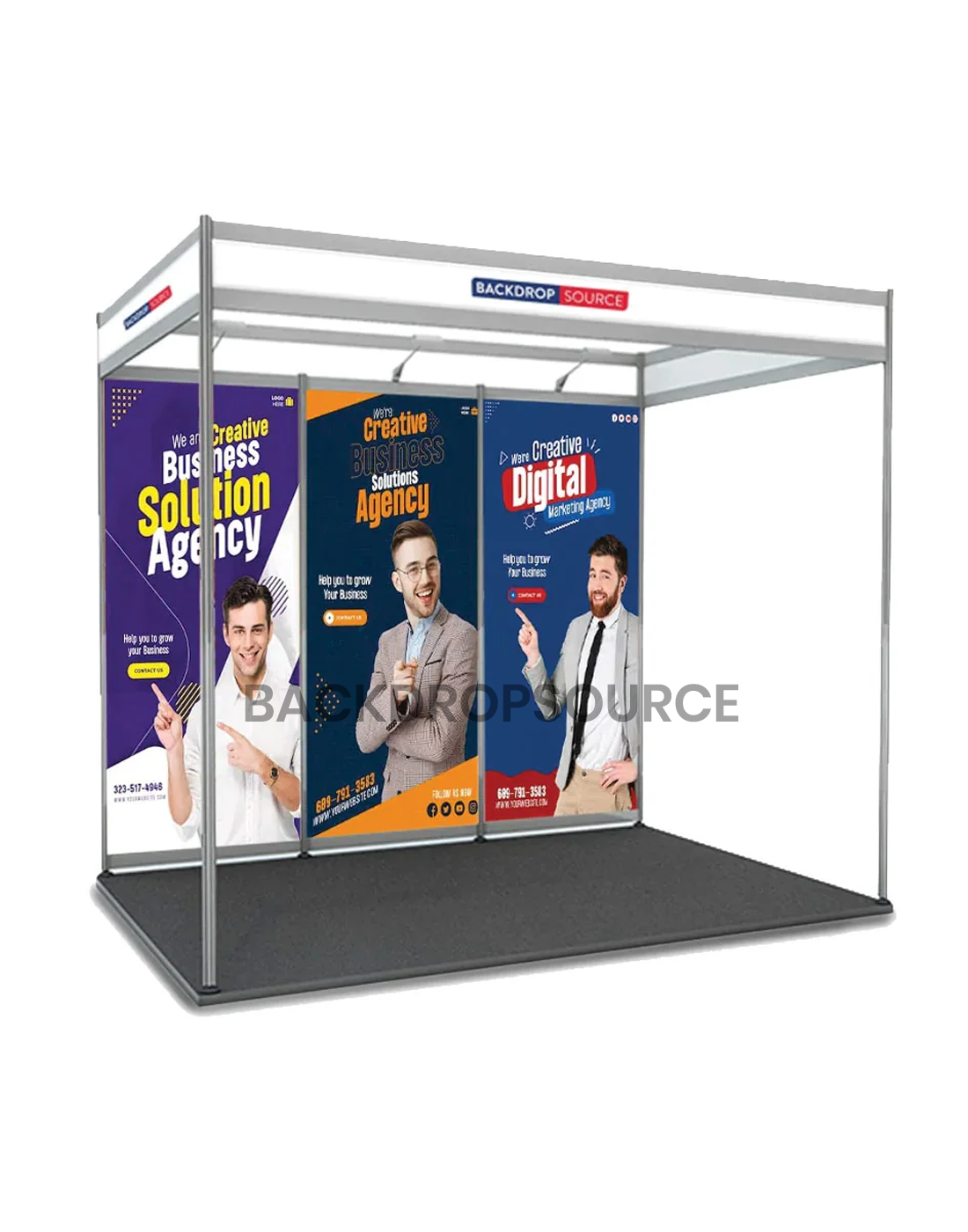 Shell Booth Design Print 3m x 2m Shell Scheme Exhibition Graphics Printing – Backdropsource AU