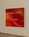 Wall-Mounted SEG Fabric display - 120mm Depth
