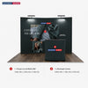 3m x 3m Curved Popup Exhibit Pro 3-in-1 Display Kit with Illume Lights