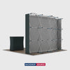 3m x 3m Curved Popup Exhibit Pro 3-in-1 Display Kit with Illume Lights