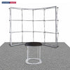 3m x 3m Curved Popup Exhibit Pro 3-in-1 Display Kit with Illume Lights