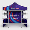 3m x 3m Fabric Canopy Kit with Shelving & TV Mounts