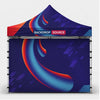 3m x 3m Fabric Canopy Kit with Shelving & TV Mounts