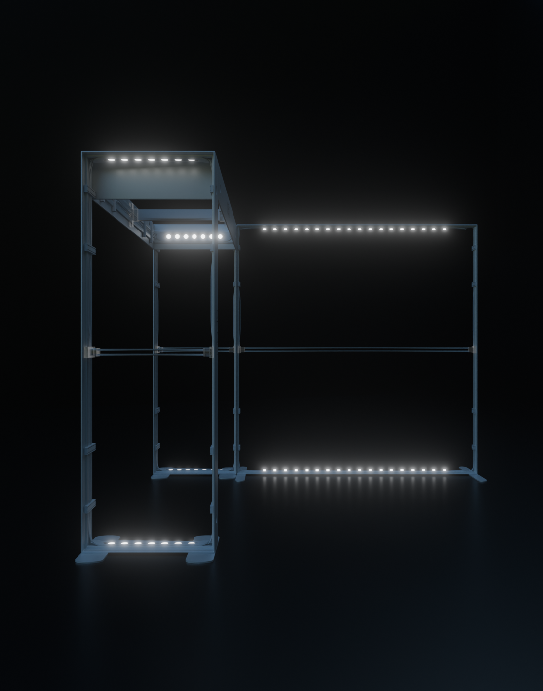 SEGO Backlit Booth 3m x 3m - Model 1