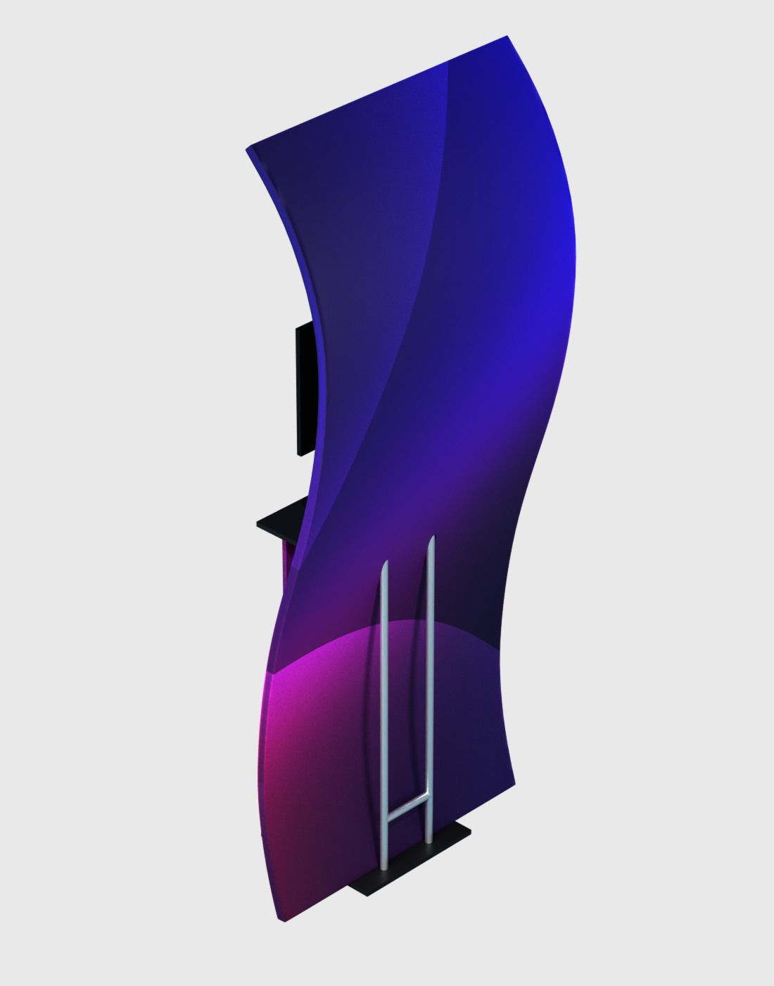 Portable Exhibit Display – S Shape