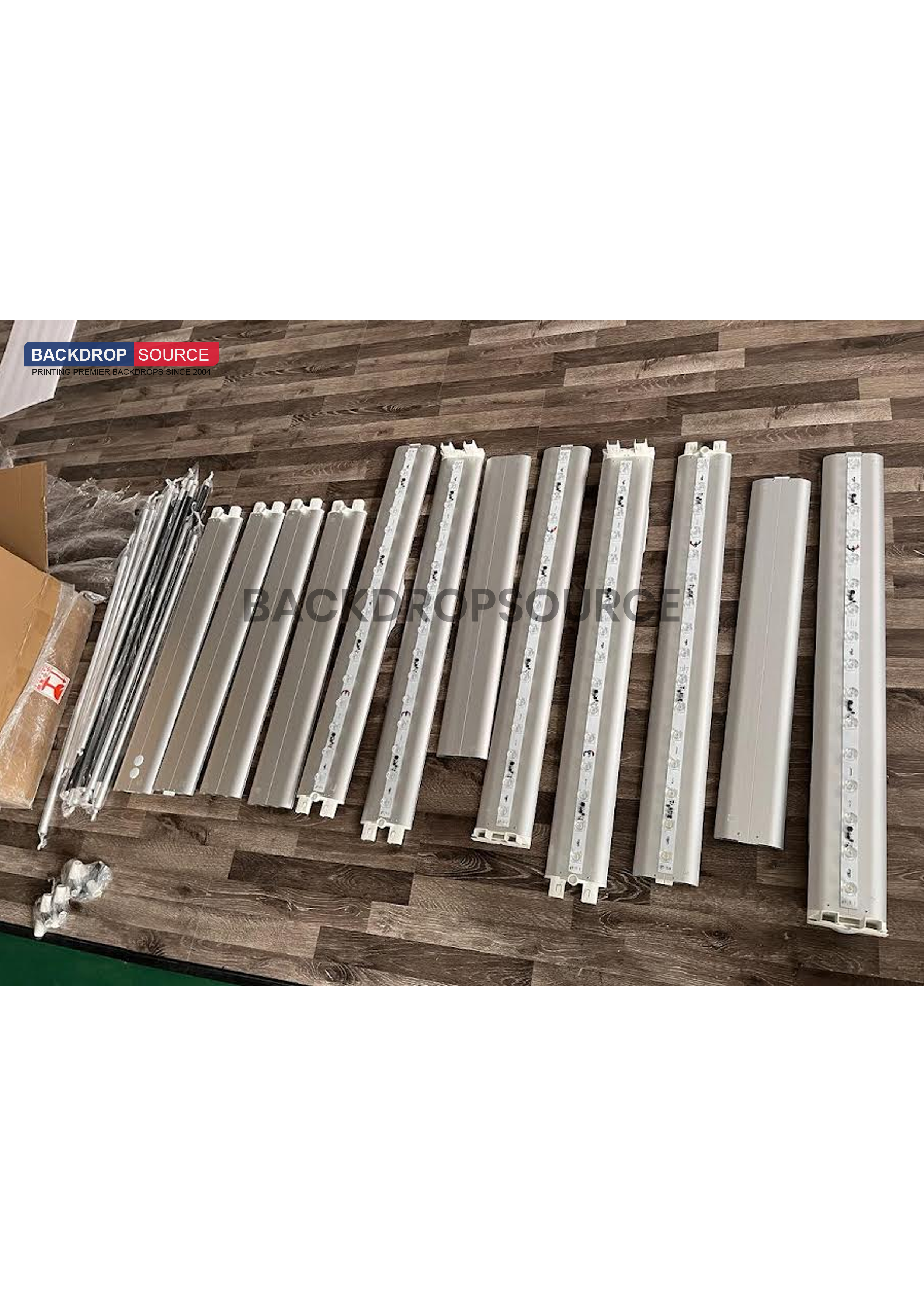 Backlit SEG Fabric Display Frame - 80mm Depth Aluminum Profile