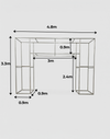 Custom N-Frame Tension Fabric Event Archway