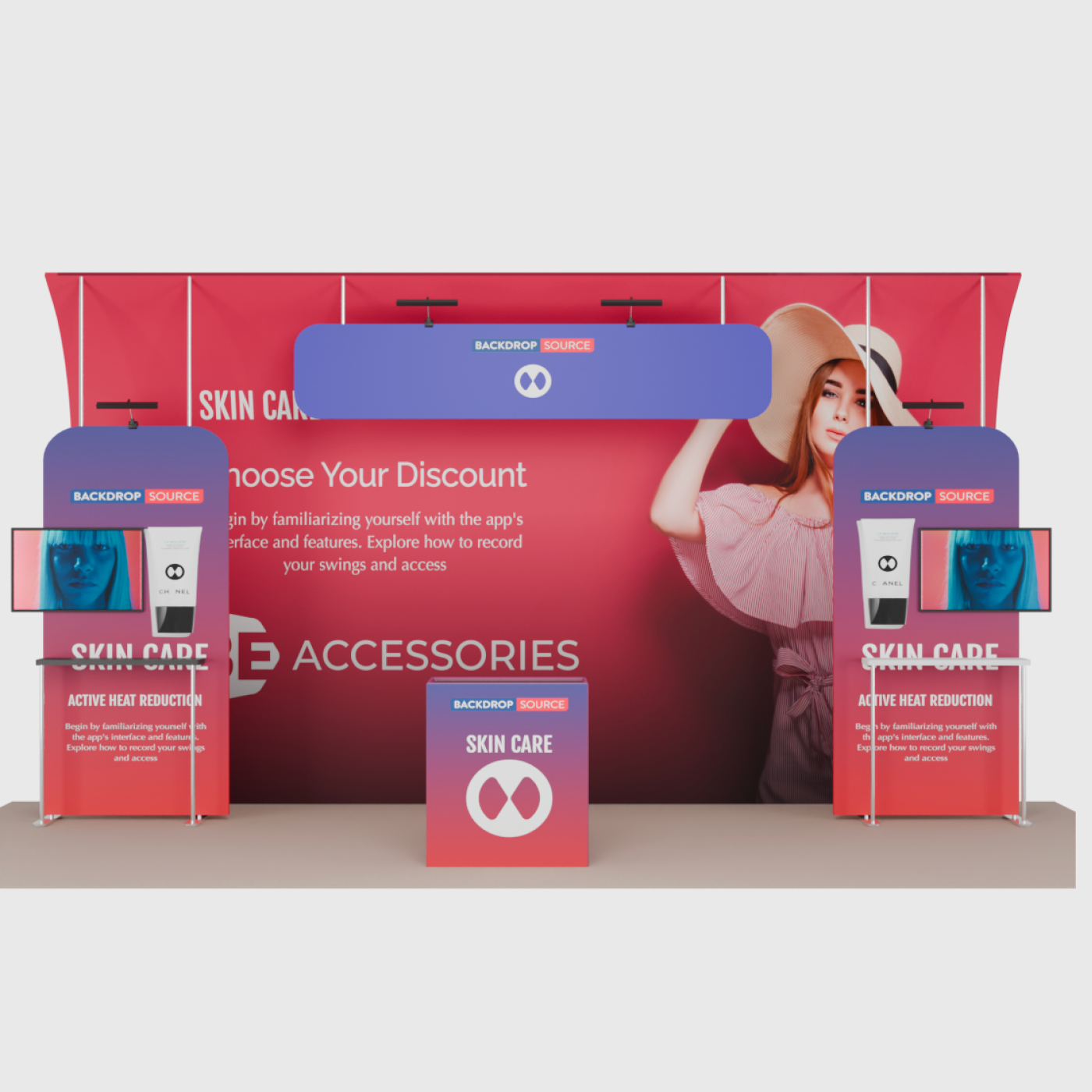 Portable Exhibit Display 6m x 3m - Model 15