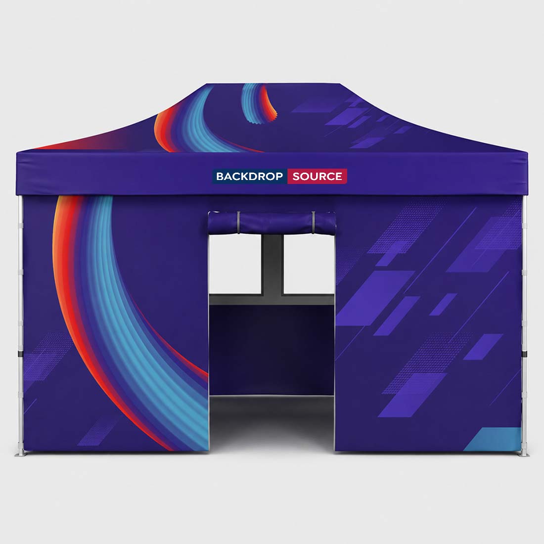 4.5m x 3m Fabric Food Booth Canopy Tent