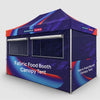 4.5m x 3m Fabric Food Booth Canopy Tent
