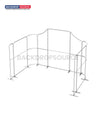 5x3m Magnetic Fabric Booth Wall with 9 Panels