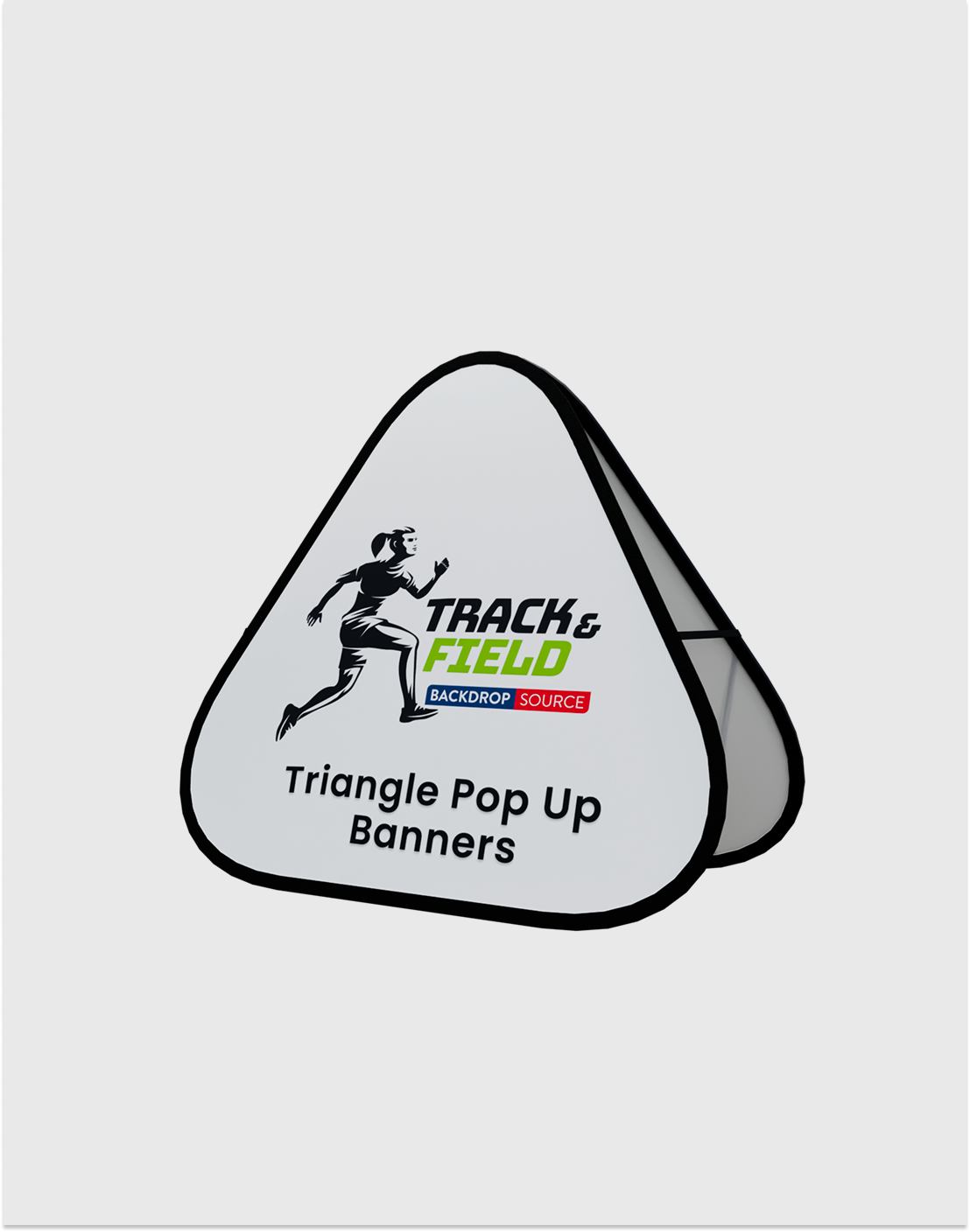Triangle Pop Up Banners ( Double Side Printed)