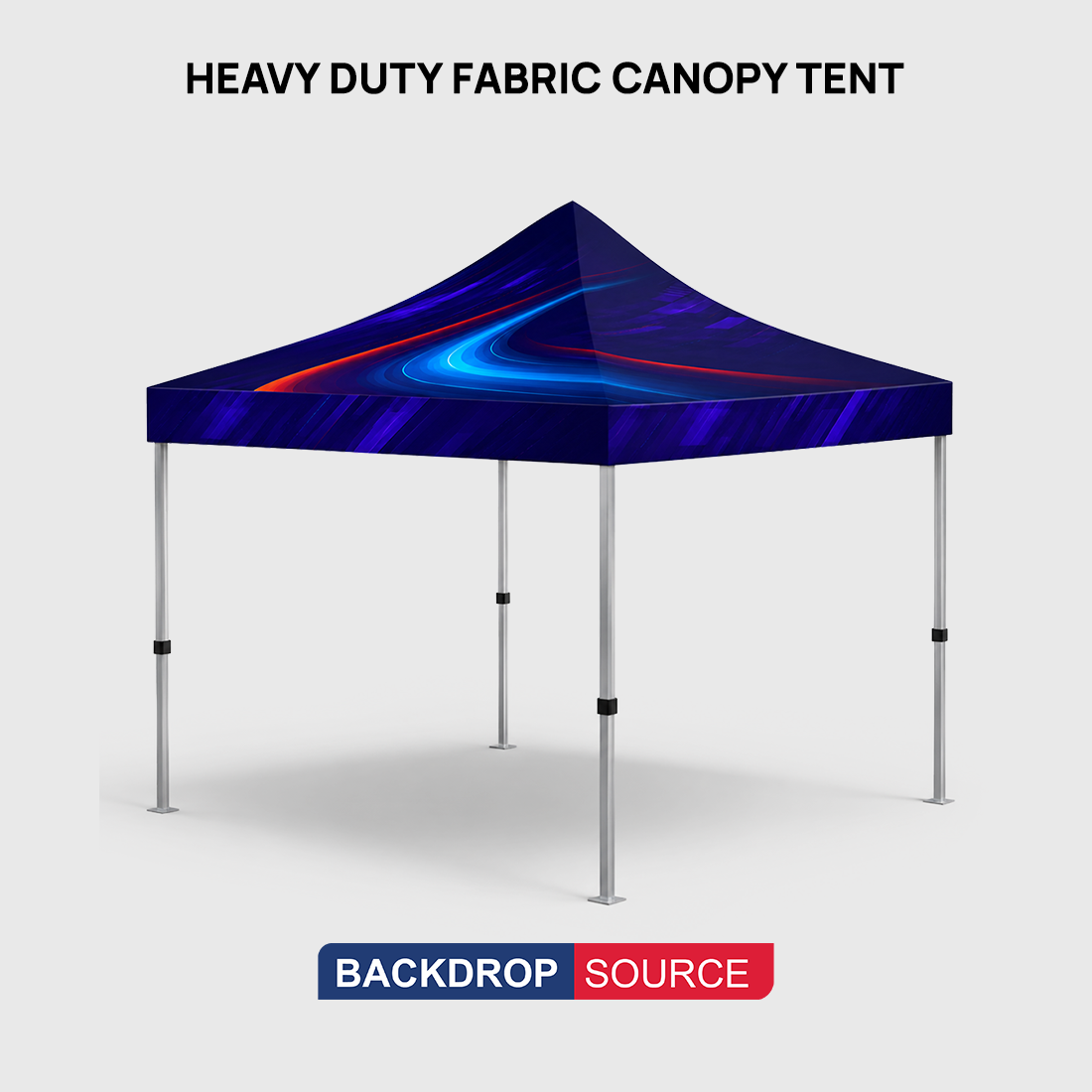 Heavy Duty Fabric Canopy Tent – 10ft x 10ft