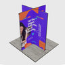 Folding SEG Display Tower with 4 Panels