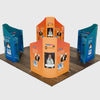 Magnetic Fabric Booth Display - Model 5 (6m x 6m)