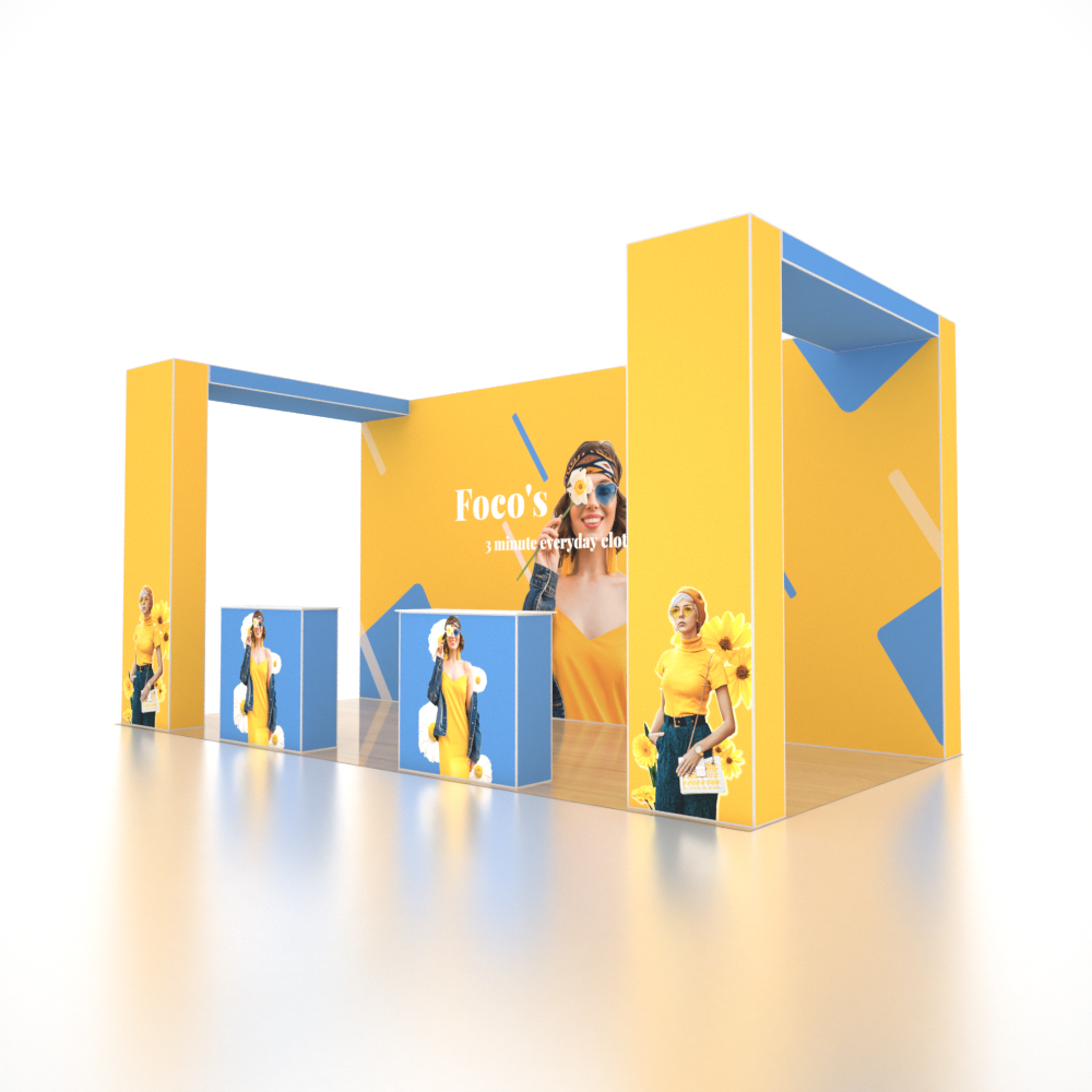 SEG Pro Popup Booth – Model 5 (6m x 3m)