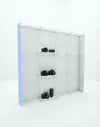 Portable Straight Pop-Up Wall with Shelves