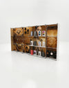 Portable Straight Pop-Up Wall with Shelves