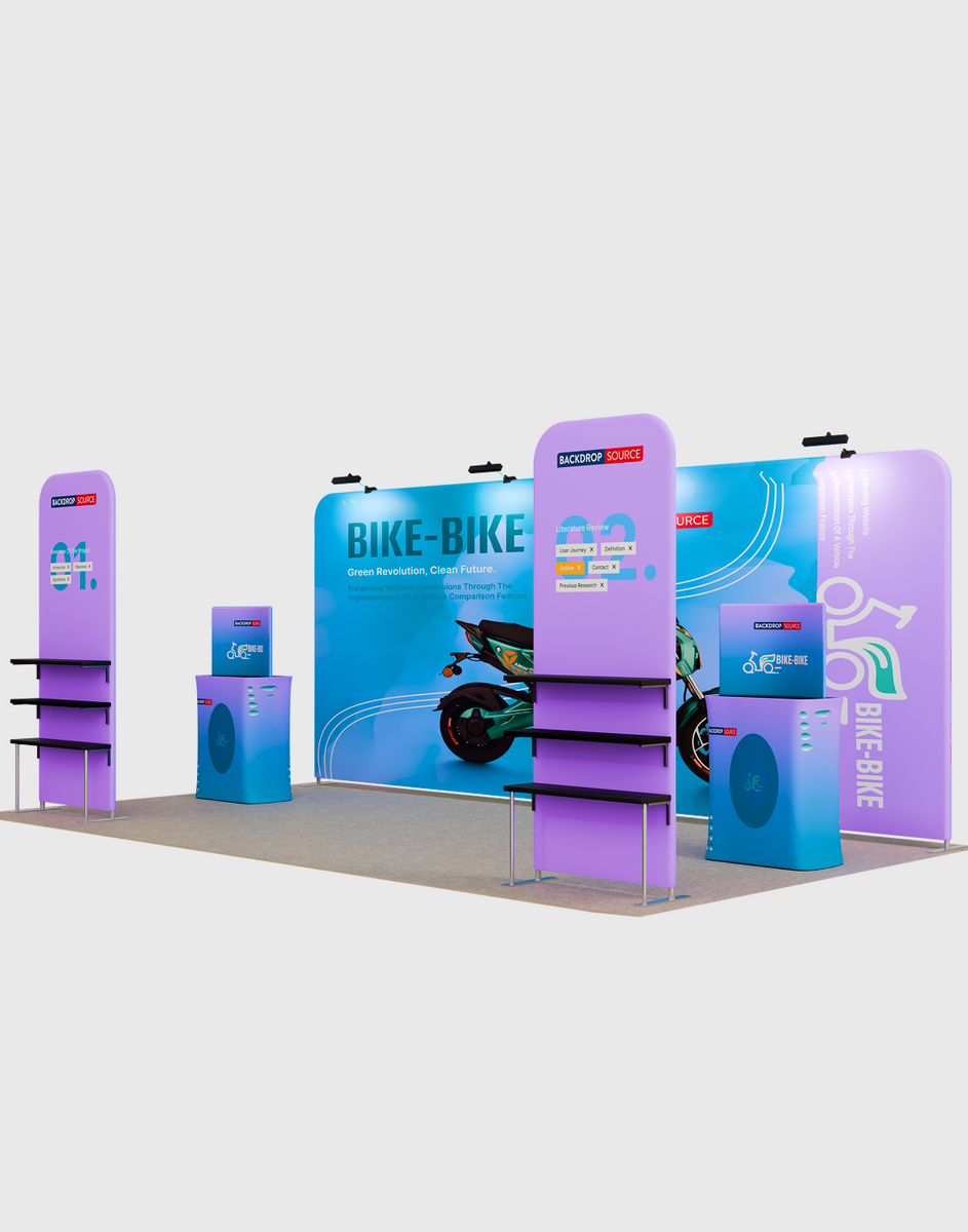 Portable Exhibit Display 3m x 6m - Model 14 – Backdropsource AU