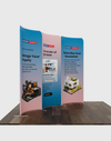 Magnetic Fabric Booth Display - Model 2 (2m x 2m)