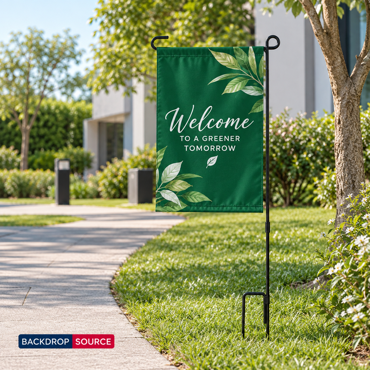 Duplex Printing Garden Flags