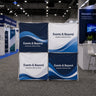 2 x 2 Fabric GeoMetrix Pop Up Grid Display