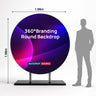 360° Branding Round Backdrop