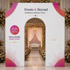 3D Fabric Triumphal Arch Backdrop