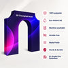 3D Fabric Triumphal Arch Backdrop