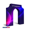3D Fabric Triumphal Arch Backdrop
