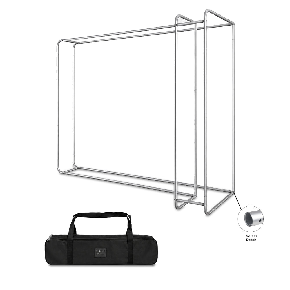 3D L-Style Trade Show Backdrop
