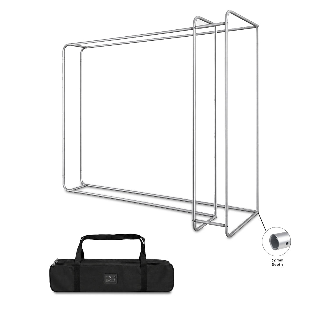 3D L-Style Trade Show Backdrop