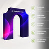 3D Fabric Triumphal Arch Backdrop