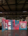 Magnetic Fabric Booth Display - Model 3 (5m x 4m)