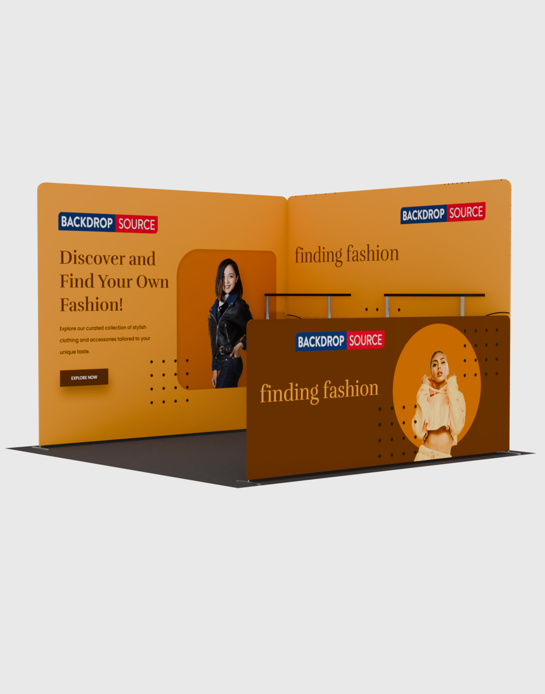 Portable Exhibit Display 3m x 3m - Model 21