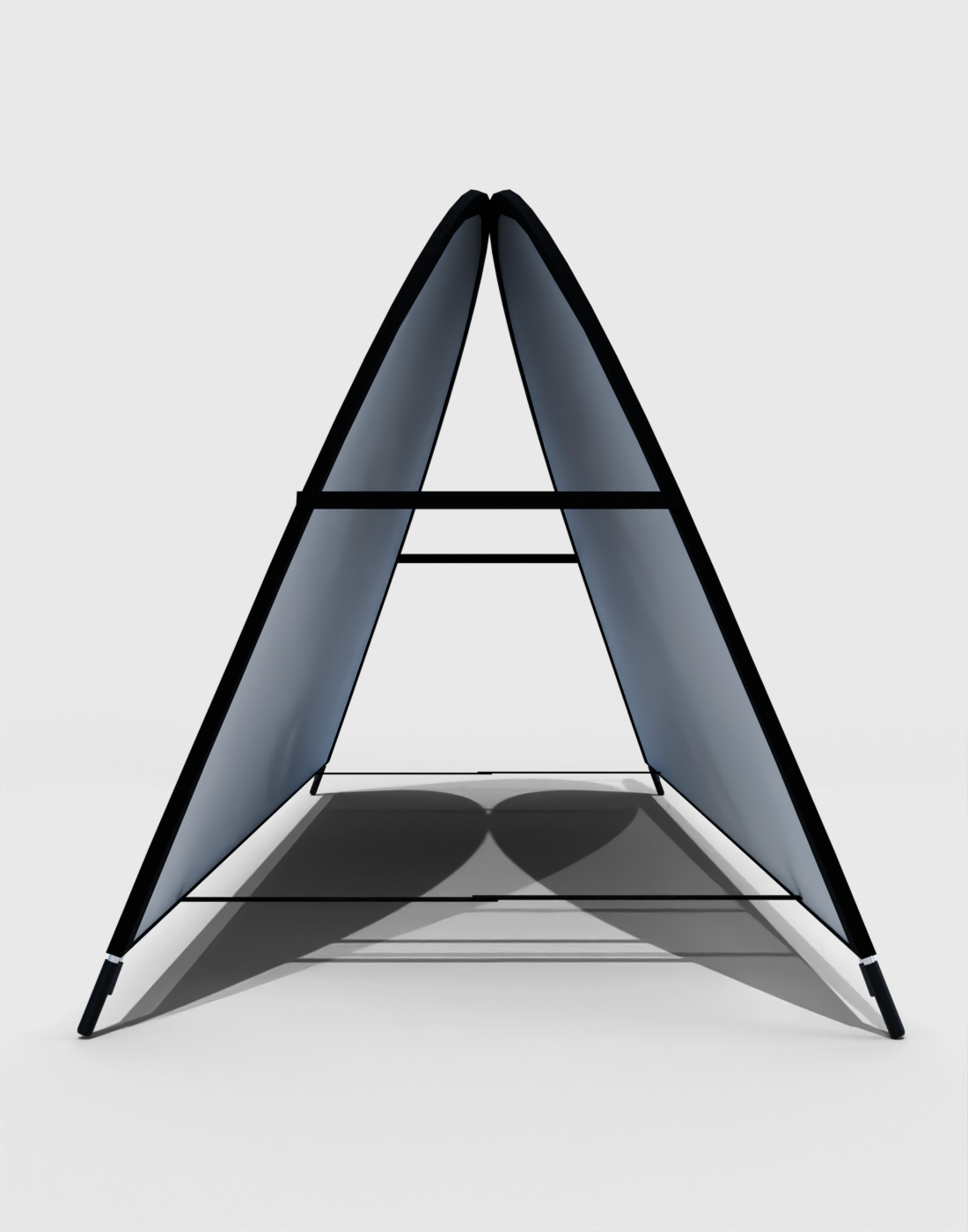 Semi-Circle Pop Up Banners ( Double Side Printed)