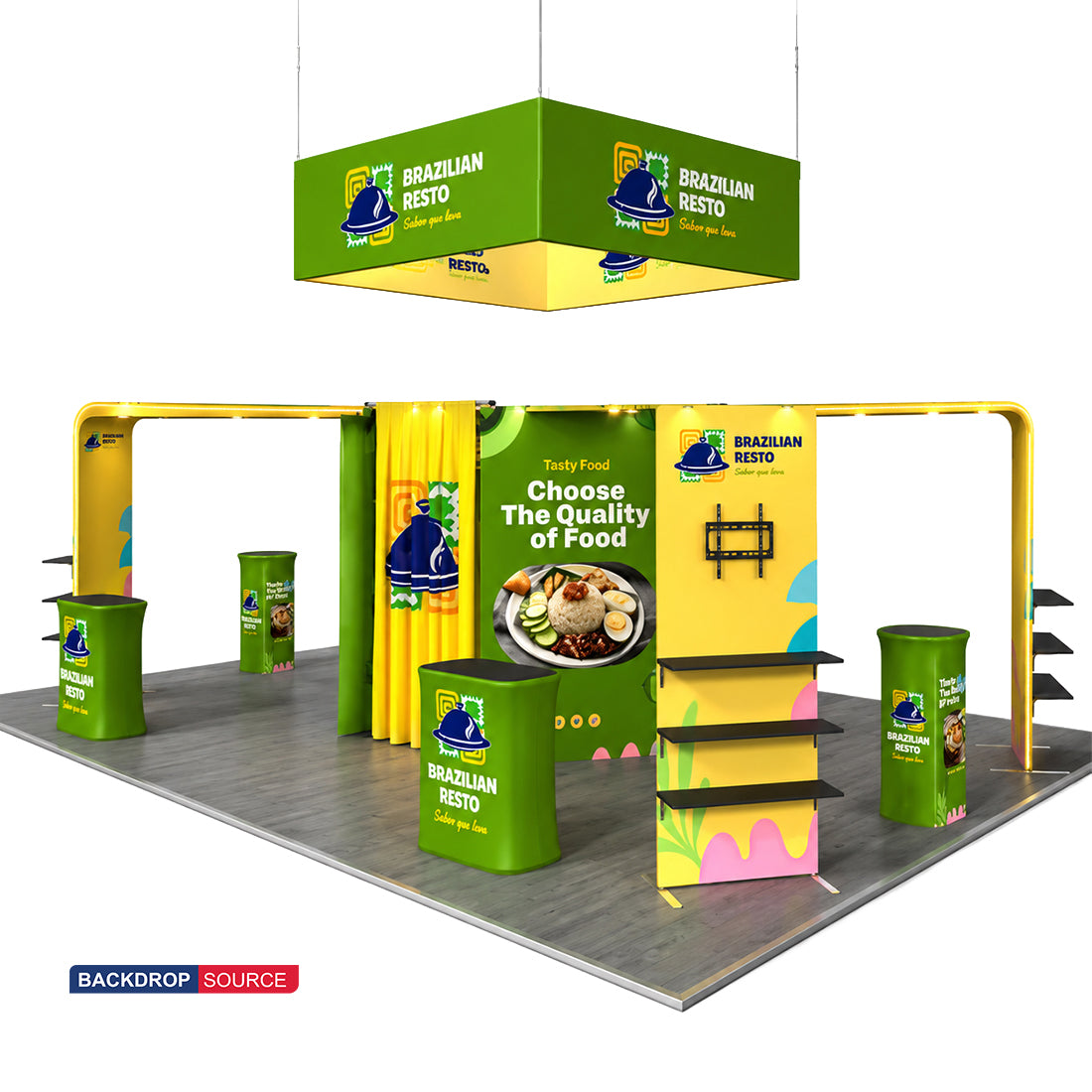 Modular Booth Kits 9m x 6m - Model 4
