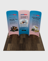 Magnetic Fabric Booth Display - Model 2 (2m x 2m)