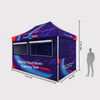 4.5m x 3m Fabric Food Booth Canopy Tent
